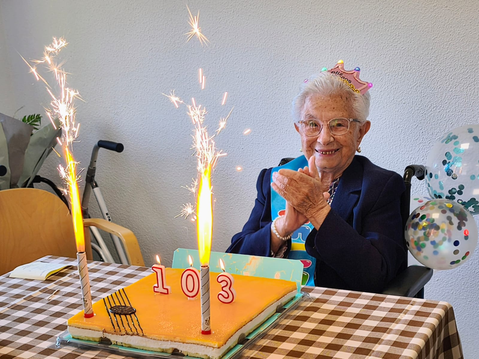 Ángela Moreno cumple 103 años Ángela Moreno cumple 103 años