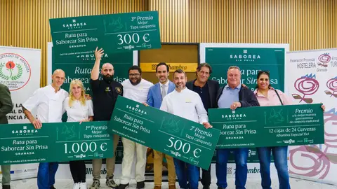 Ganadores de la gran final de la Ruta de Cervezas Alhambra “Saborear Sin Prisa Granada” Ganadores de la gran final de la Ruta de Cervezas Alhambra “Saborear Sin Prisa Granada”
