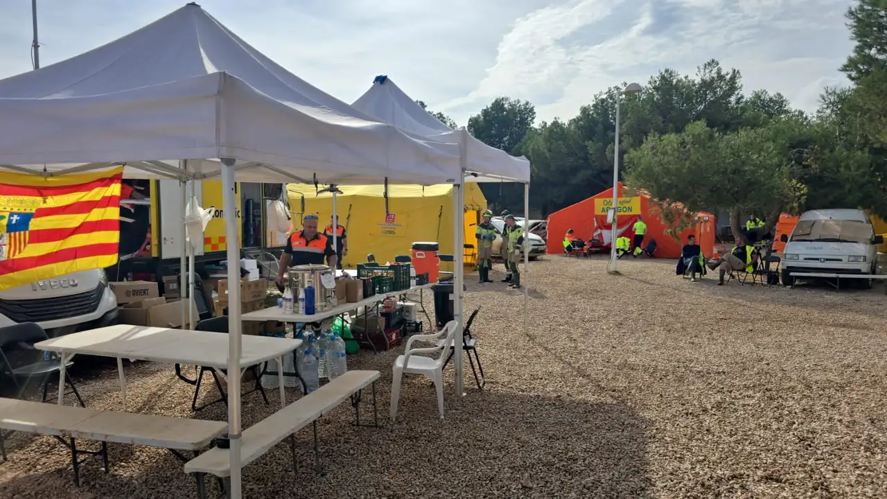 Operativo de Aragón en Catarroja Operativo de Aragón en Catarroja