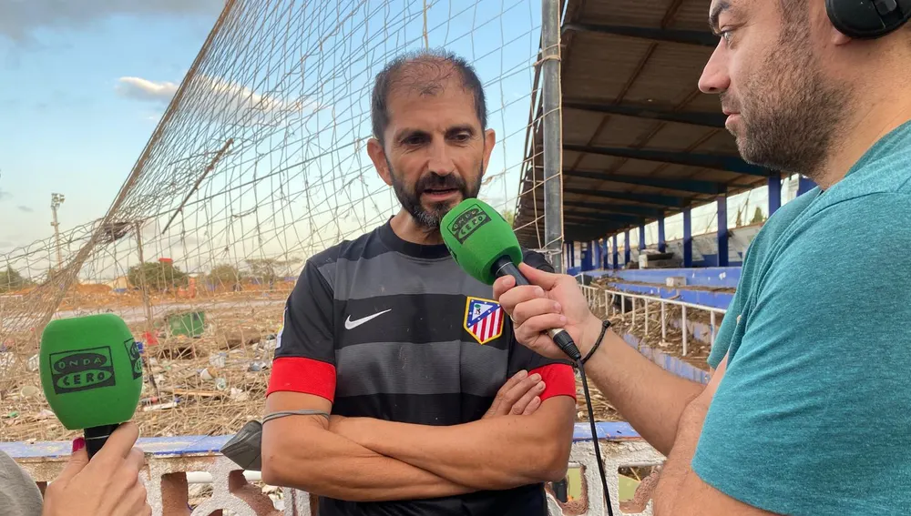 Andrés, vecino de Paiporta miembro de la Peña Atlética de la localidad Andrés, vecino de Paiporta miembro de la Peña Atlética de la localidad