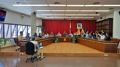 Pleno del Ayuntamiento de Santa Pola. 