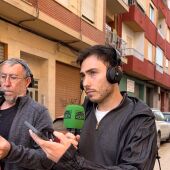 El periodista Juanjo Tovar en la localidad de Benetúser. 