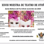 Santa Bárbara acoge la muestra de teatro de los barrios de Toledo Santa Bárbara acoge la muestra de teatro de los barrios de Toledo