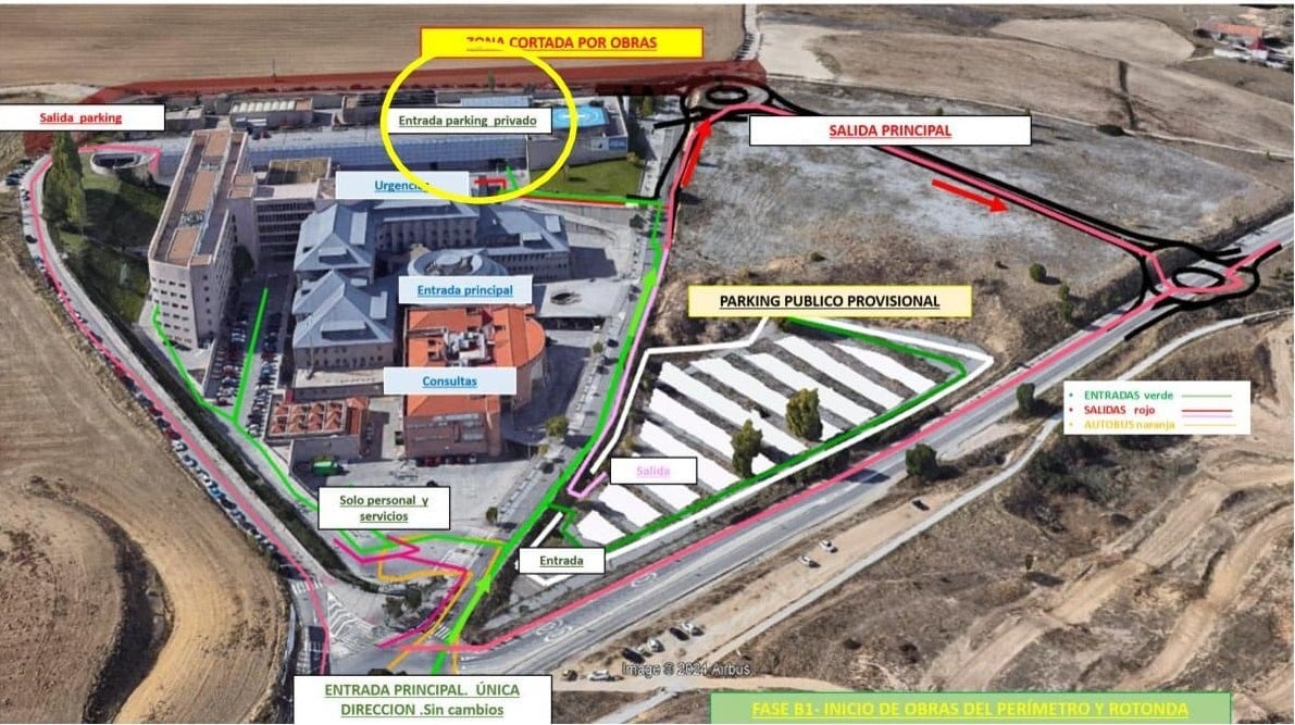 La reordenación del tráfico por las obras del Hospital tiene una estimación de cuatro meses La reordenación del tráfico por las obras del Hospital tiene una estimación de cuatro meses