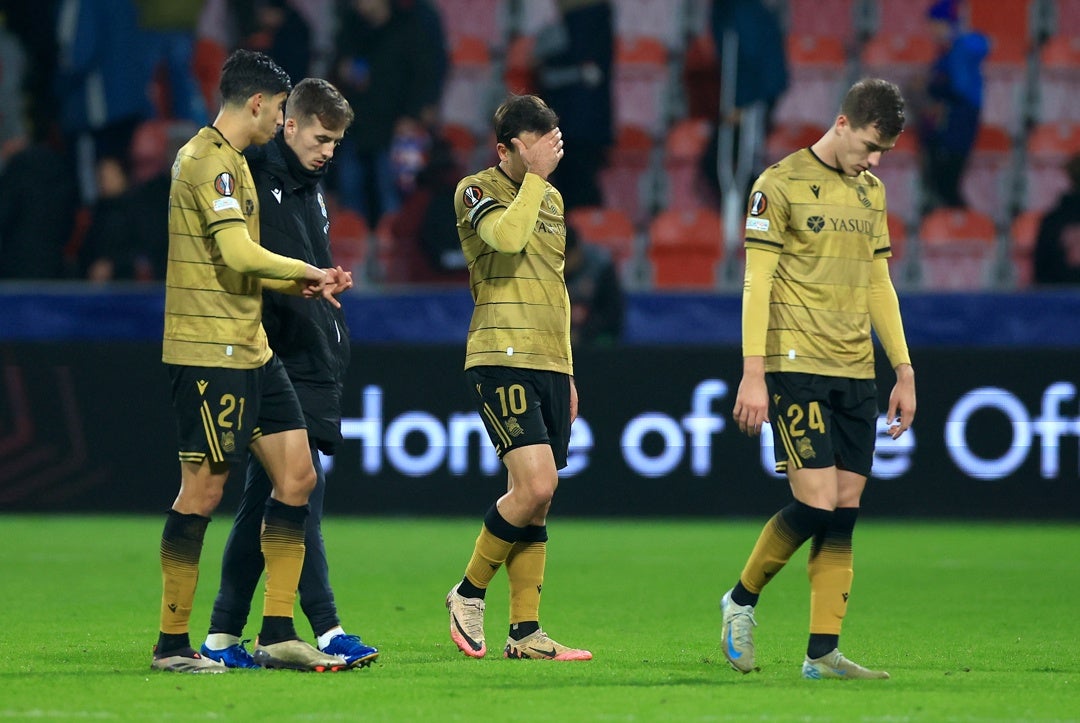 El Viktoria Pilsen tumba a la Real con un gol de rebote El Viktoria Pilsen tumba a la Real con un gol de rebote