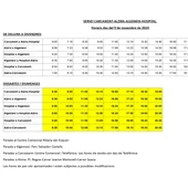 Horario Buses Provisionales Horario Buses Provisionales