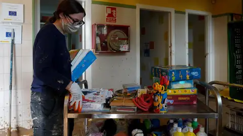 Imagen de un colegio de Sedaví, a 5 de noviembre de 2024. Imagen de un colegio de Sedaví, a 5 de noviembre de 2024.