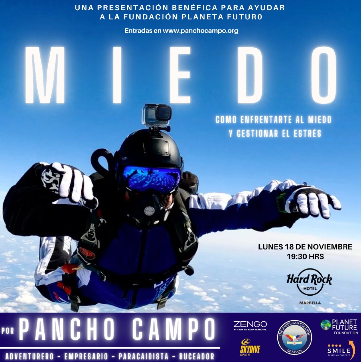 Cómo afrontar el miedo y gestionar el estrés y los nervios con Pancho Campo Cómo afrontar el miedo y gestionar el estrés y los nervios con Pancho Campo