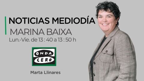 Noticias Mediod&iacute;a Marina Baixa con Marta Llinares. 