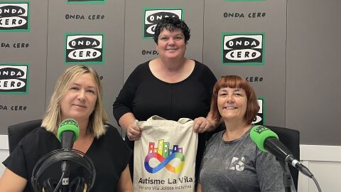 Angela Lloret e Inma Lloret, presidenta y vocal de Autisme La Vila. 