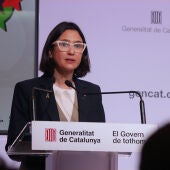 La consellera d'Interior, Núria Parlon, en el Dia Mundial en Memòria de les Víctimes de Trànsit