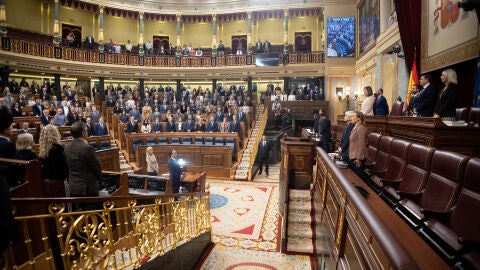 Hemiciclo durante una sesi&oacute;n plenaria en el Congreso de los Diputados