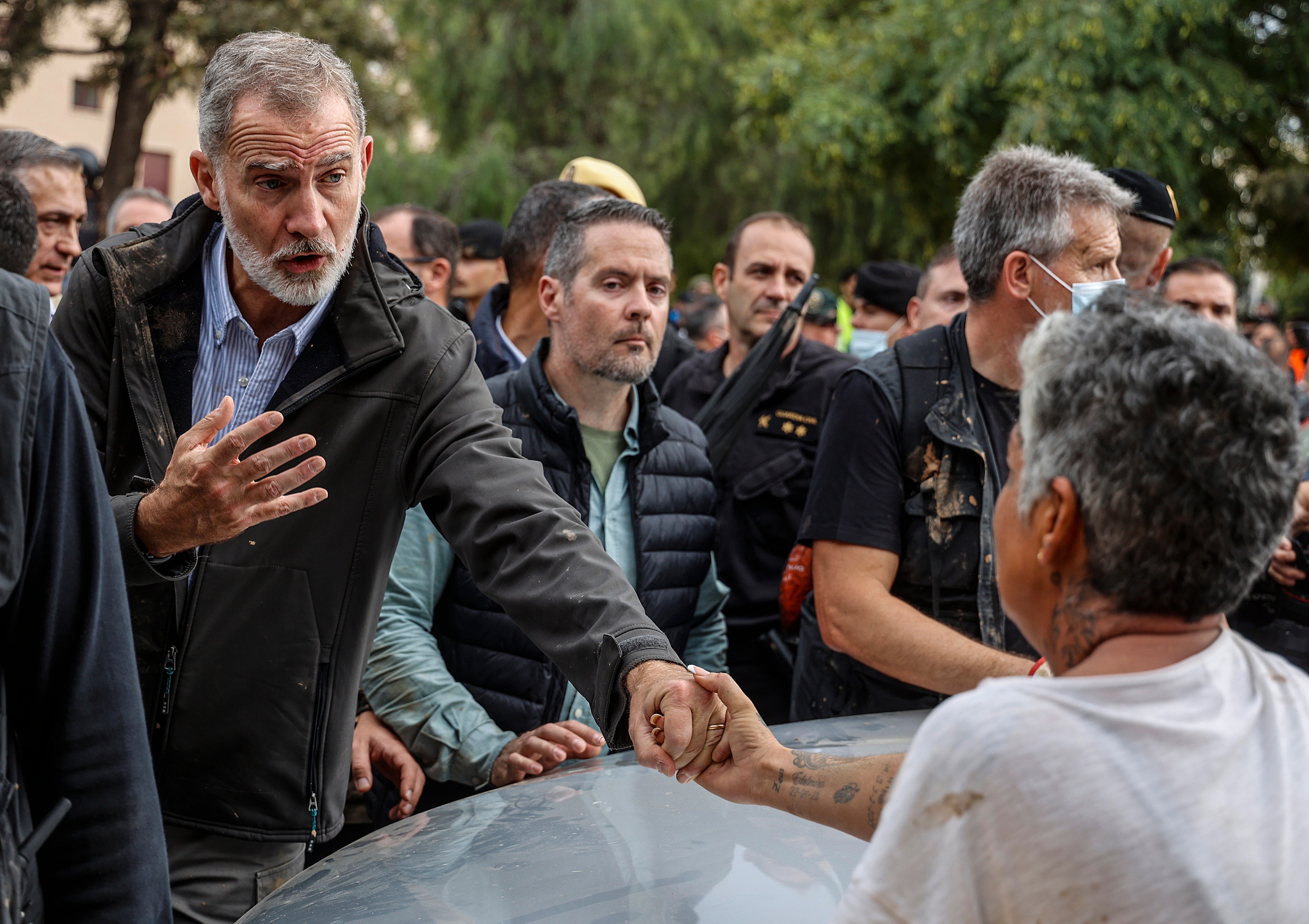 El Rey Felipe VI visita hoy a los militares desplegados en las zonas afectadas por la DANA en Valencia El Rey Felipe VI visita hoy a los militares desplegados en las zonas afectadas por la DANA en Valencia