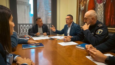 Reuni&oacute;n del Ayuntamiento de Burriana con CECOPAL. 