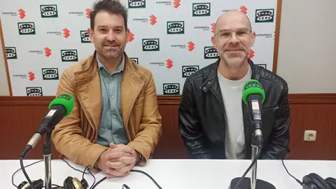 Francisco José Velasco y Pedro Delegido Director de Clm Sinfónica y del equipo de Gerencia, respectivamente