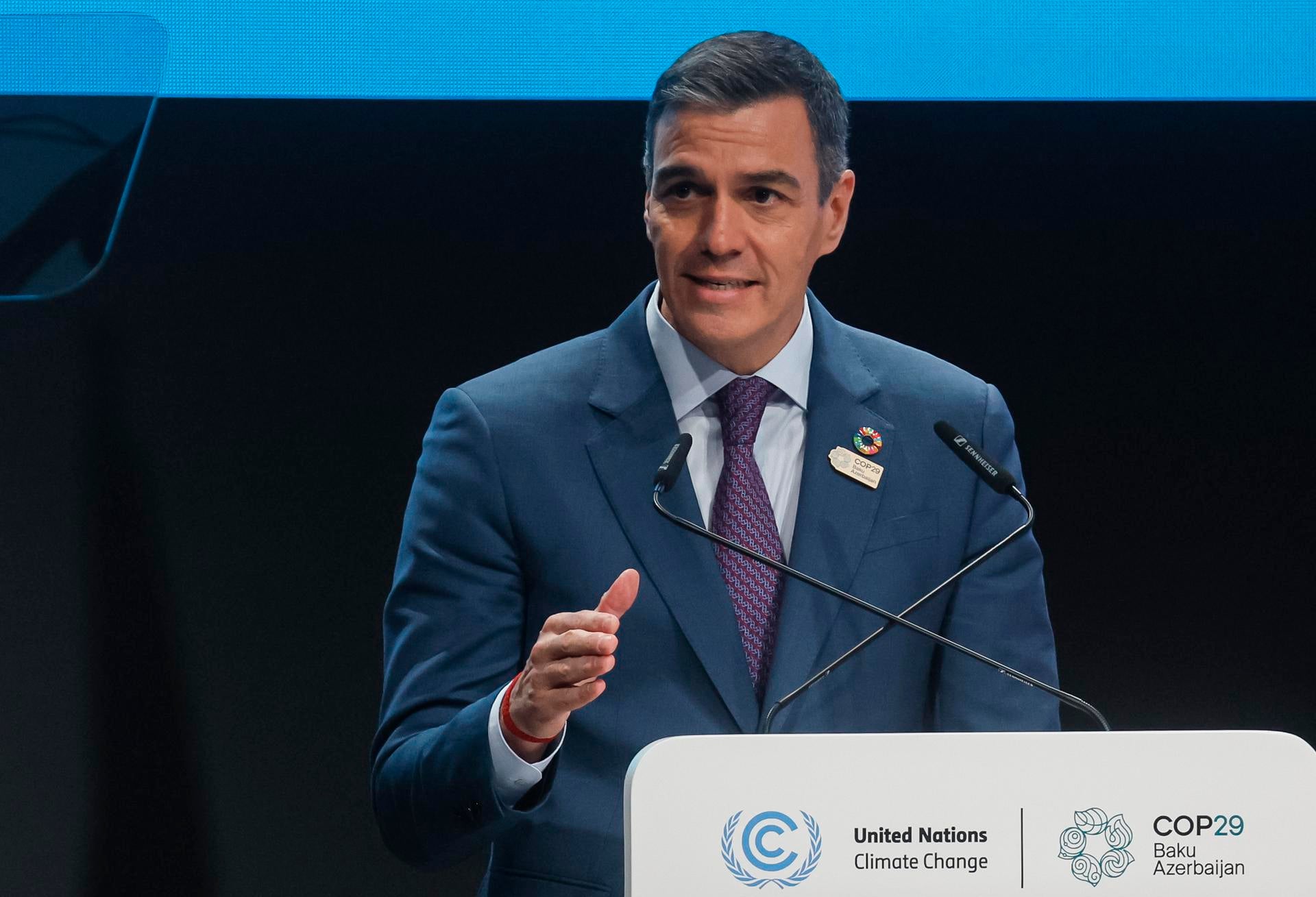 Sánchez afirma que ha ido a la Cumbre del Clima para evitar que se produzca otra tragedia como la de Valencia Sánchez afirma que ha ido a la Cumbre del Clima para evitar que se produzca otra tragedia como la de Valencia