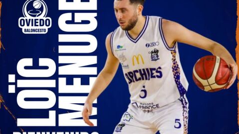 Lo&iuml;c Menuge, nuevo fichaje del Alimerka Oviedo Baloncesto