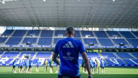 11-11-2024 Entrenamiento del Oviedo en el Carlos Tartiere.