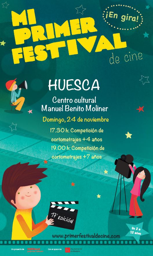 Llega a Huesca “Mi Primer Festival” para acercar el cine a los más pequeños Llega a Huesca “Mi Primer Festival” para acercar el cine a los más pequeños