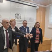 Junta de Extremadura, Ayuntamiento de Badajoz y Confederación Hidrográfica firman el protocolo contra el nenúfar