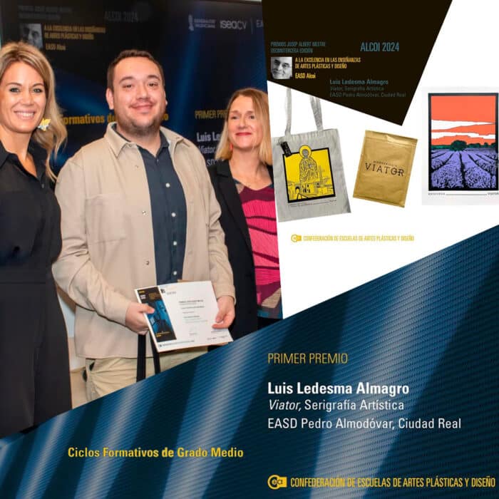 Un alumno de la Escuela de Arte de Ciudad Real gana el I premio Mestre 2024 Un alumno de la Escuela de Arte de Ciudad Real gana el I premio Mestre 2024