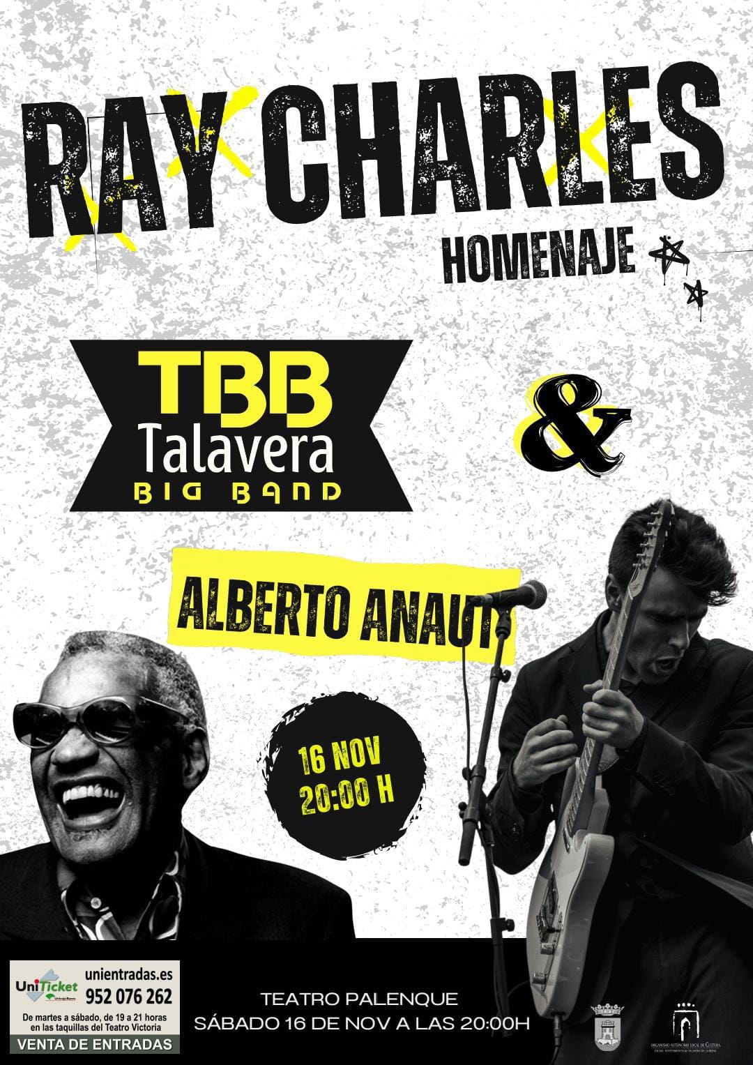 Talavera Bing Band junto a Alberto Anaut en un concierto homenaje a Ray Charles en el Palenque Talavera Bing Band junto a Alberto Anaut en un concierto homenaje a Ray Charles en el Palenque