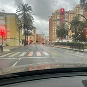 Imagen de Málaga a primeras horas de esta mañana/ Isabel Naranjo Imagen de Málaga a primeras horas de esta mañana/ Isabel Naranjo