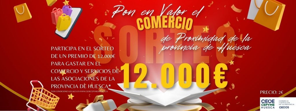 Huesca se suma al "Sorteo del Comercio 2024" Huesca se suma al "Sorteo del Comercio 2024"