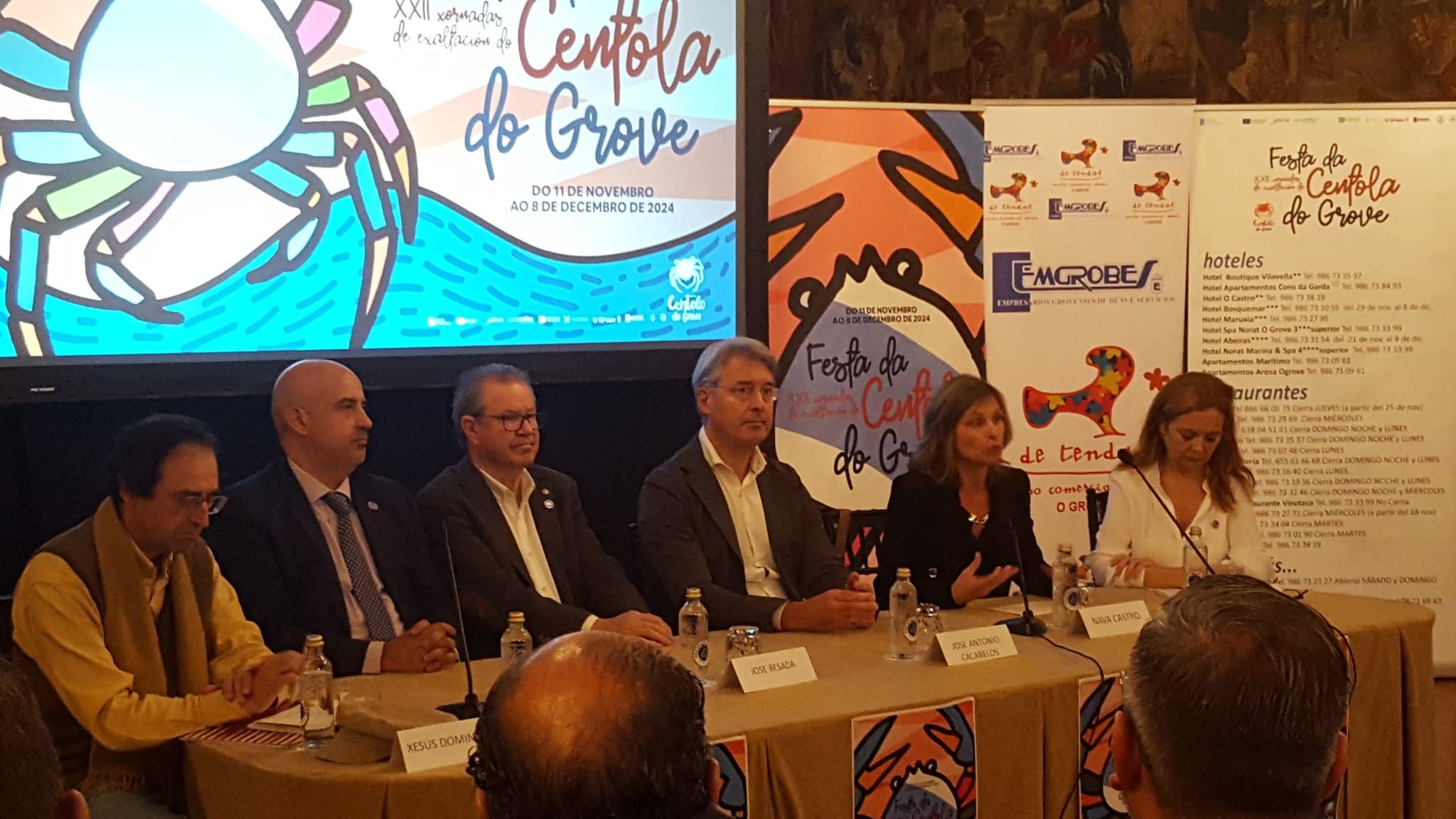 Presentación da Festa da Centola do Grove en Santiago Presentación da Festa da Centola do Grove en Santiago