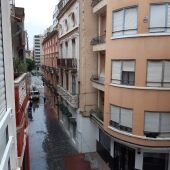 Alzira bajo la lluvia