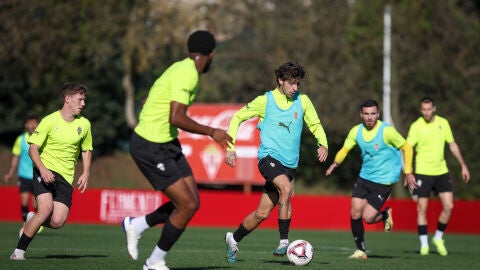Imagen del entrenamiento en Mareo