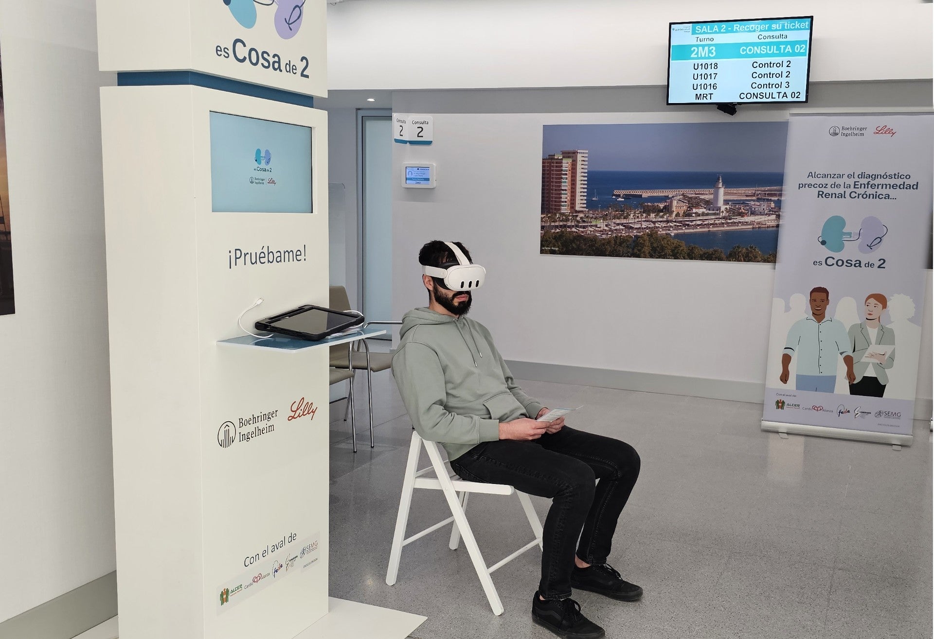 Quirónsalud Málaga participa en una campaña de realidad virtual para concienciar sobre la enfermedad renal crónica Quirónsalud Málaga participa en una campaña de realidad virtual para concienciar sobre la enfermedad renal crónica