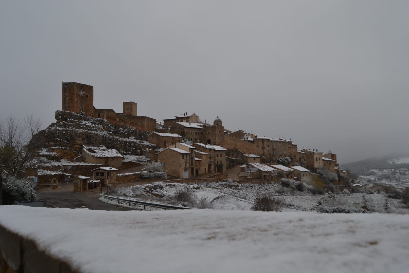 La nieve llega a la provincia de Teruel La nieve llega a la provincia de Teruel