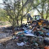 Derribo de infraviviendas en la Dehesa del Batán