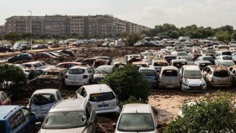 Coches perdidos por la DANA