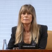 Begoña Gómez durante su comparecencia en la Asamblea de Madrid