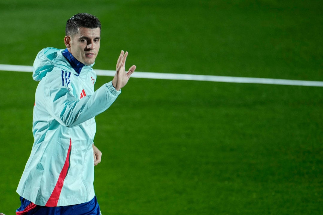 Morata y Cubarsí ya entrenan con el grupo Morata y Cubarsí ya entrenan con el grupo