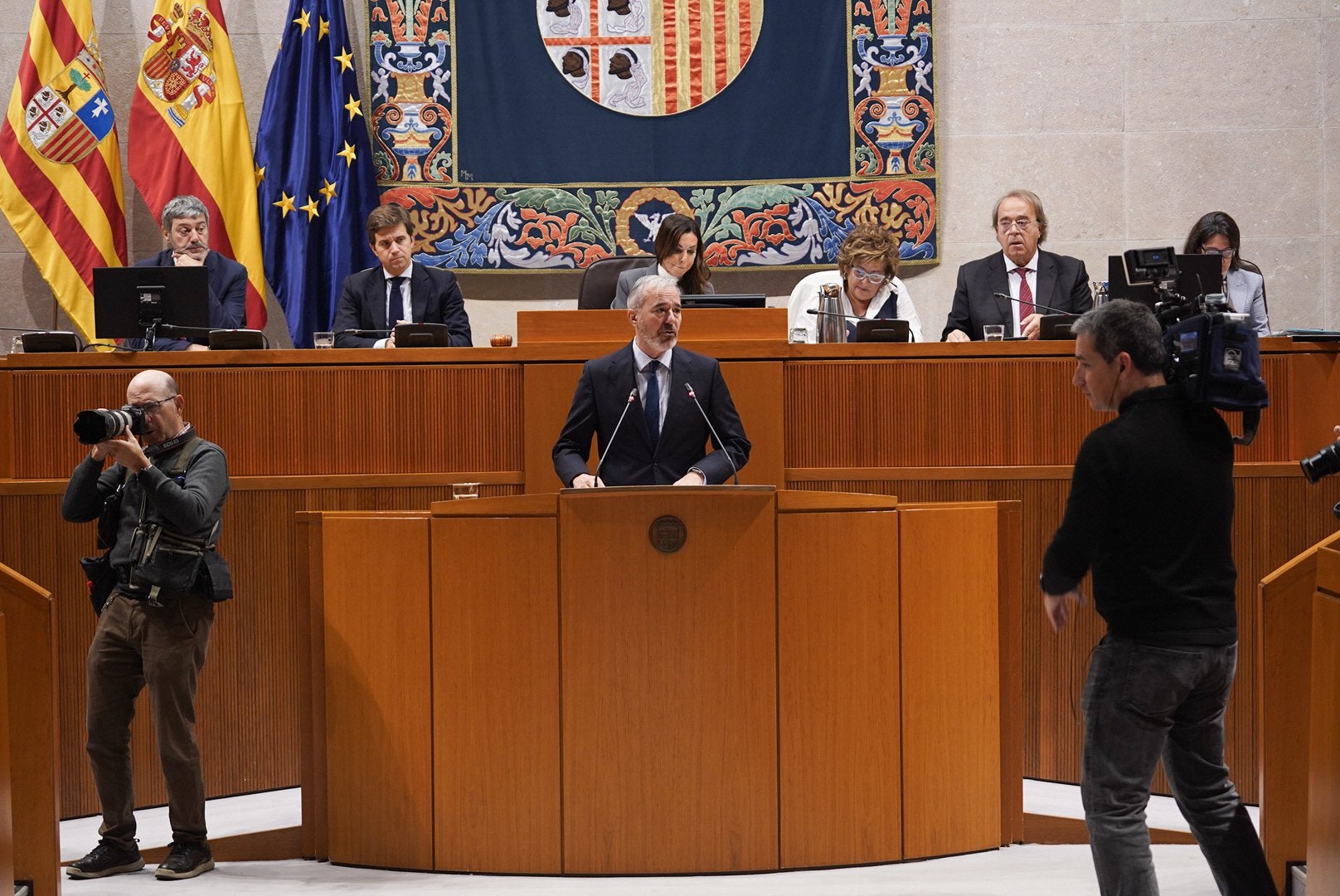 Azcón propone reforzar la coordinación para atender emergencias Azcón propone reforzar la coordinación para atender emergencias