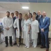 Visita del gerente del SESCAM, Alberto Jara, al Hospital Oncohematológico de Valdepeñas