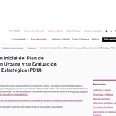 La web del Ayuntamiento de Chiclana, con el Plan de Ordenación Urbana publicado La web del Ayuntamiento de Chiclana, con el Plan de Ordenación Urbana publicado