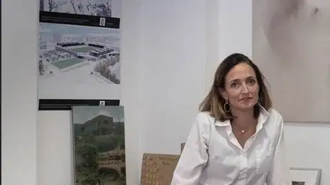 Carmen Mota, en su estudio Carmen Mota, en su estudio