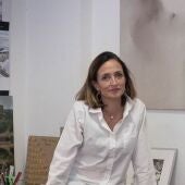 Carmen Mota, en su estudio 