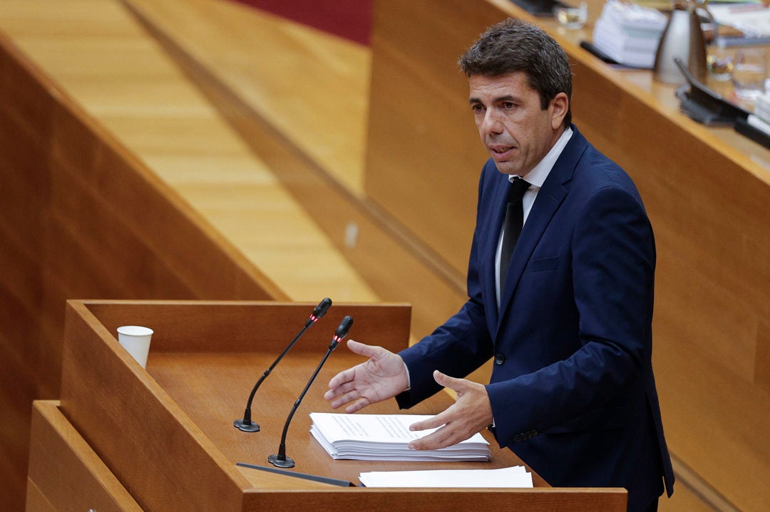 Mazón señala a la Confederación del Júcar y crea un "nuevo Consell para la recuperación": "Si no soy capaz, no optaré a la reelección" Mazón señala a la Confederación del Júcar y crea un "nuevo Consell para la recuperación": "Si no soy capaz, no optaré a la reelección"