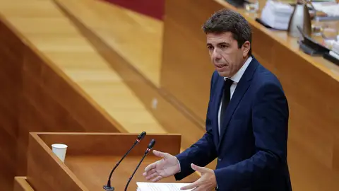 El president de la Generalitat, Carlos Mazón comparece en Les Corts El president de la Generalitat, Carlos Mazón comparece en Les Corts/ EFE/Manuel Bruque