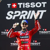 El piloto de Moto GP Francesco Bagnaia El piloto de Moto GP Francesco Bagnaia