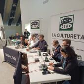 El equipo de La Cultureta Gran Reserva desde el IAACC Pablo Serrano de Zaragoza