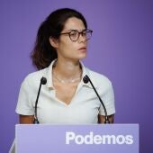 Isa Serra, sobre la acusación de Errejón a Mouliaá de presentar una denuncia falsa: "Es el discurso de la ultraderecha"