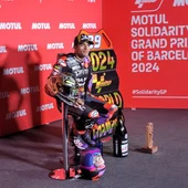 El piloto español Jorge Martín tras ser campeón del mundo de MotoGP El piloto español Jorge Martín tras ser campeón del mundo de MotoGP