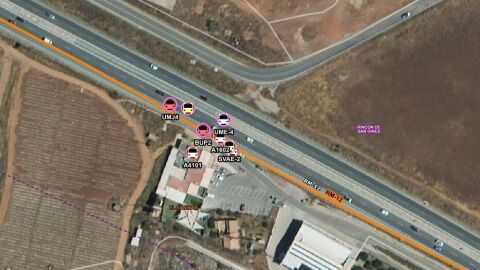 Dos muertos y varios heridos en un accidente de tr&aacute;fico m&uacute;ltiple en Murcia
