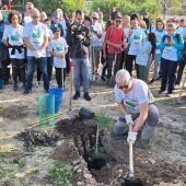 Masiva afluencia a la fiesta medioambiental 'Por una sierra más verde' en Benejúzar